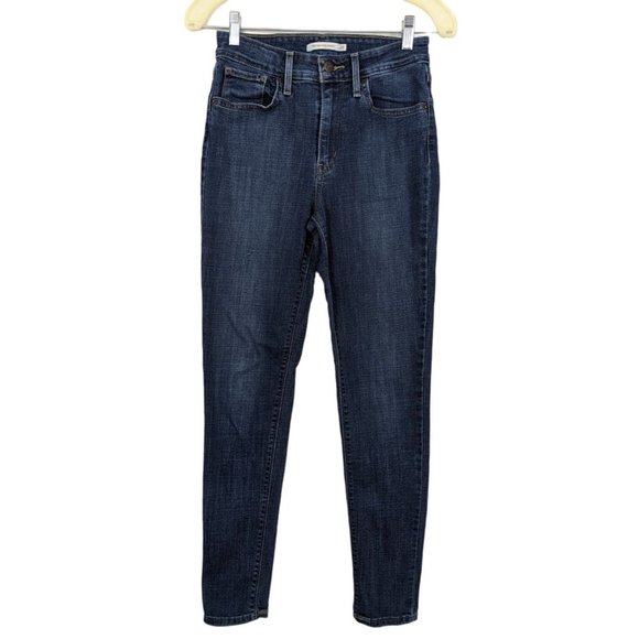 LEVI'S 721‎ Jeans Women size 28 denim High Rise Skinny - Picture 1 of 11